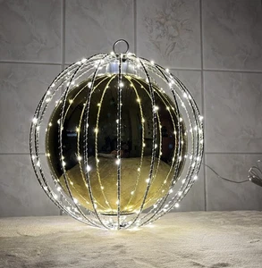 NEU* LUMIDA Xmas LED-Weihnachtskugel inkl. Erdspieß & Aufhängung (1344) - Bild 1 von 2