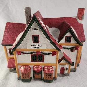 House Lemax Dickensvale Collectibles Christmas Shoppe Lighted 35073 1993 - Picture 1 of 10