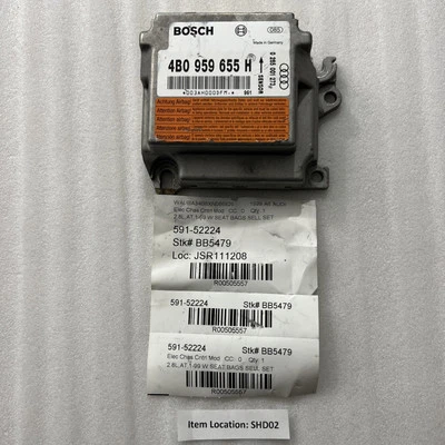 AUDI A6 SRS 1999-2005 UNIDAD MÓDULO DE CONTROL INFORMÁTICO 4B0 959 655 H OEM Foto 1 de 4