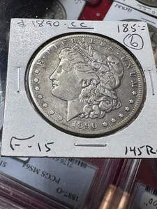1890-CC Morgan Silver Dollar $1 Carson City VF Very Fine, Fine - Picture 1 of 5