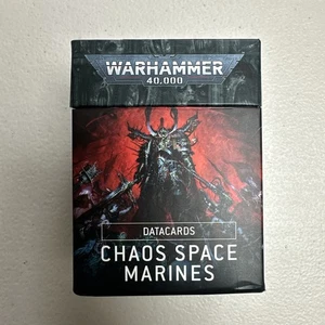 Tarjetas de datos Games Workshop Warhammer 40K Chaos Space Marines - Imagen 1 de 4
