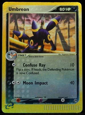 Umbreon #24 NM/LP Reverse Holo Pokemon Card - Image 1 of 3