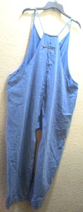 Mono con tirantes ligero cómodo forrado de poliéster de algodón azul 3XL para mujer usado en excelente estado - Imagen 1 de 3