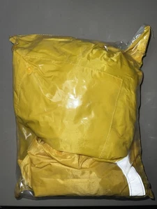 Men’s Extra Large Yellow Rain Suit 2-Piece Waterproof Jacket & Pants Set Economy - Picture 1 of 2