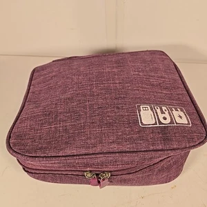 Portable Electronic Organizer Travel Cable Storage Bag Cord Case Accessories  - Picture 1 of 11