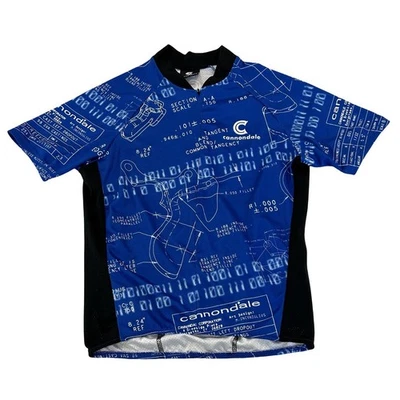 Jersey de ciclismo Cannondale vintage para hombre talla M azul manga corta 3/4 cremallera pulóver Foto 1 de 4