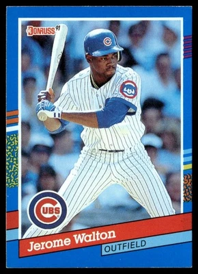 1991 Donruss Jerome Walton Chicago Cubs #72 - Image 1 of 2