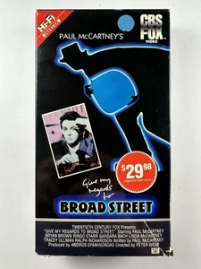 Give My Regards To Broad Street VHS Paul McCartney Beatles CBS Fox Video 1985 - Bild 1 von 6