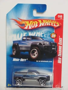 HOT WHEELS 2008 WEB TRADING CARS MEGA-DUTY #08/24 - Picture 1 of 1
