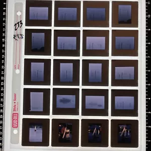 VTG 35mm Color Slides Lot of 20 Washington Pacific NW Boats Water Foggy Dusk - Picture 1 of 2