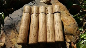 5er-Pack Hickory Feuerkolben KOSTENLOSER Versand * Holzgriff Camping Survival Scouts - Bild 1 von 7