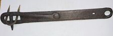 Large Antique Hand Forged Drop Hook Hasp Latch Lock. Barn Door, Gate.