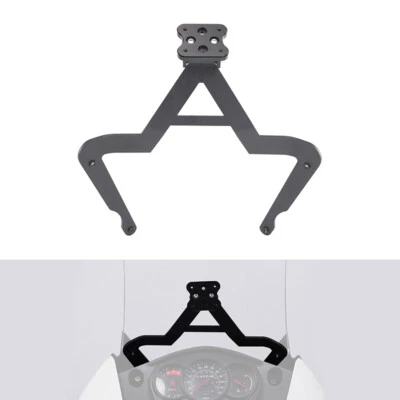 Soporte de montaje de soporte GPS para navegador ajustable apto para Kawasaki KLR650 2008-2018 Foto 1 de 4