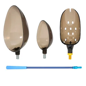 Carp Fishing Tackle Boilie Particle Bait Throwing Spoon and Telescopic Handle - Picture 1 of 15