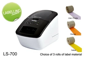 BROTHER QL700 LABEL PRINTER SANDWICH FOOD CHOCOLATE ALLERGENS FREE LABELS - Picture 1 of 2