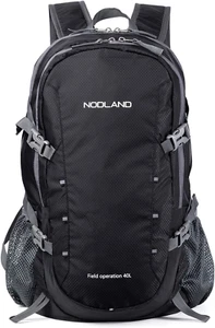 NODLAND leichter Rucksack, 40L faltbarer wasserabweisender Tagesrucksack, Wandern für - Bild 1 von 6