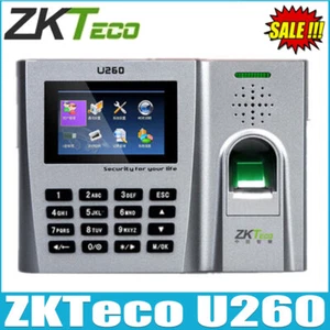 New ZKTeco U260 TCP/IP Fingerprint Time Attendance System Attendance Terminal - Picture 1 of 5