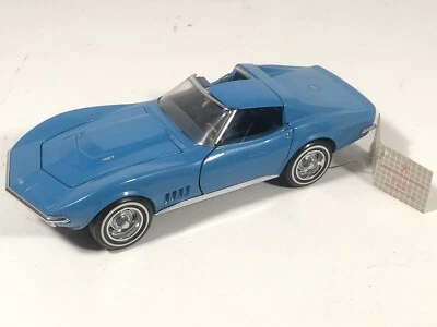 Corvette Sting Ray 427 Vintage Franklin Mint Modelli Di Precisione 1:24 - Immagine 1 di 4