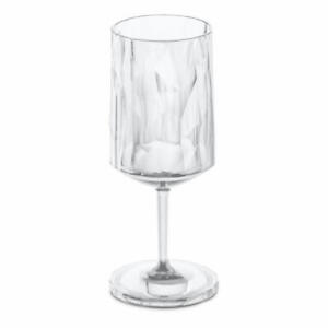 Koziol Club No. 4 White Red Sparkling Wine Glass Crystal Clear 350 ml