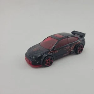 Hot Wheels 2009 Mystery Car 186 2008 Ford Focus Flat Black PR5/RED - Picture 1 of 7