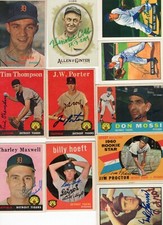 Autographed Tigers Post Cards 1957 1958 1959 1960 Reprints Bowman Topps