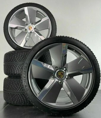 Porsche Taycan 9J1 S Turbo 21 Zoll Felgen Winterräder Winterreifen neu - Bild 1 von 4