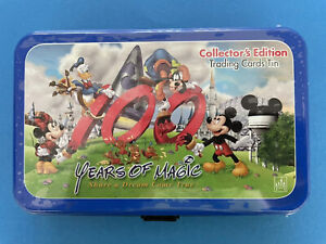 Disney 100 Years of Magic Collector's Edition Trading Card Set Sealed Tin