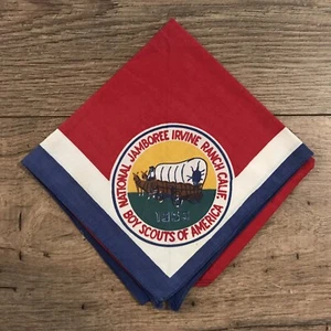 1953 Boy Scout National Jamboree Participant Neckerchief :: Vintage BSA Item - Picture 1 of 1