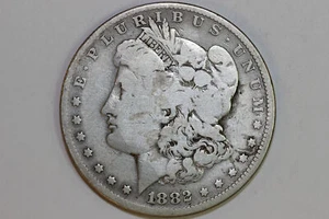 Grades Fine 1882 O Better Date Morgan 90% Silver Dollar (MDX3592) - Picture 1 of 4