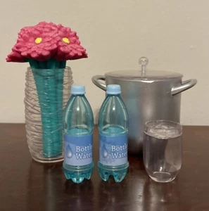 American Girl Doll Grand Hotel Ice Bucket, Water Glass & Accessories - Picture 1 of 3