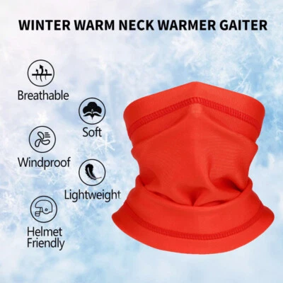 Niños Calentador Cuello Polaina Invierno Bandana Cara Cubrir Bufanda Pasamontañas para Deportes  Foto 1 de 4