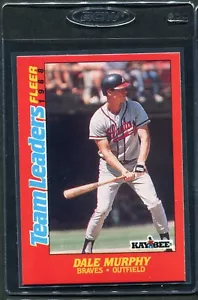1988 Fleer Kaybee Team Leaders Dale Murphy #24 Braves Nm/mt - Picture 1 of 1