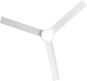 White Ceiling Fans with LED Lights Remote Control, 3-Blade Induatrial Large - Picture 1 of 7