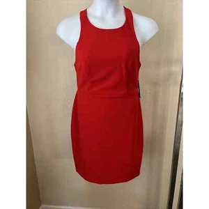 Lulus Red Cocktail Dress Double Criss Cross Back XL Women - Picture 1 of 11