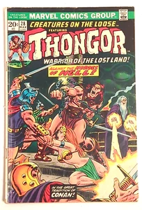 Marvel Comics Creatures on the Loose #28 1974 Featuring Thongor GOOD + - Picture 1 of 5
