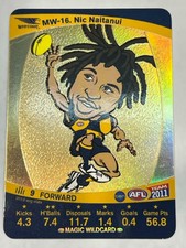 2011 AFL Team Coach Magic WildCard MW-16 Nic Naitanui West Coast