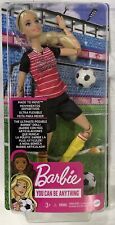 New/Sealed!  Barbie Made to Move Soccer Player Doll ~ Blonde
