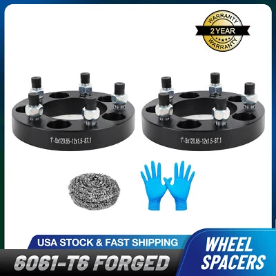 2x 2" 5x4.75 5x120.65 Wheel Spacers For Pontiac Firebird 3.4L 1993-1995 - Image 1 of 4