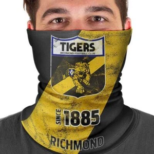 AFL Richmond Tigers Multi-Way Bandana / Scarf / Neck Wrap - Picture 1 of 3