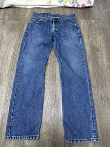 Levi's 751 Men Blue Straight Regular Stretch Jeans W32 L32  - Picture 1 of 7
