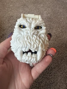 1993 Bluebirds weiß McDonalds Mighty Max Schneemonster Kopf Spielzeug - Bild 1 von 6