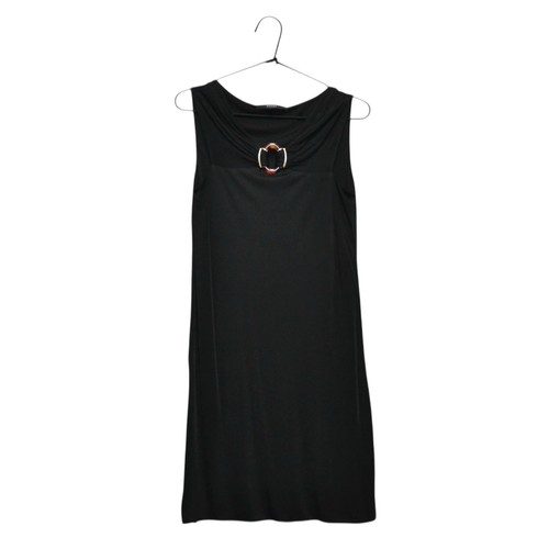 Abito smanicato Gucci Designer 100% viscosa nero taglia S Made in Italy