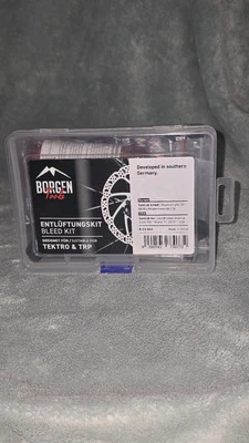 Kit de purga Borgen Tools adecuado para bicicleta Tektro y TRP Foto 1 de 3