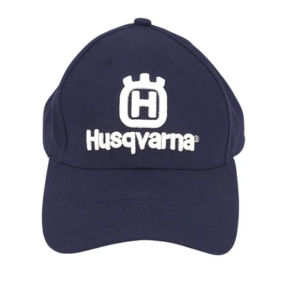 Gorra de béisbol Husqvarna Hat azul marino ajustable con logotipo bordado correa Foto 1 de 4