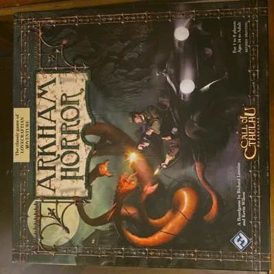Juego de mesa Arkham Horror Call of Cthulhu 2005 impresión completa Foto 1 de 4