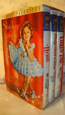Shirley Temple Family Favorites 3 (VHS 2000) Heidi~Curly Top~Baby Take A Bow  X1 - Image 1 of 3