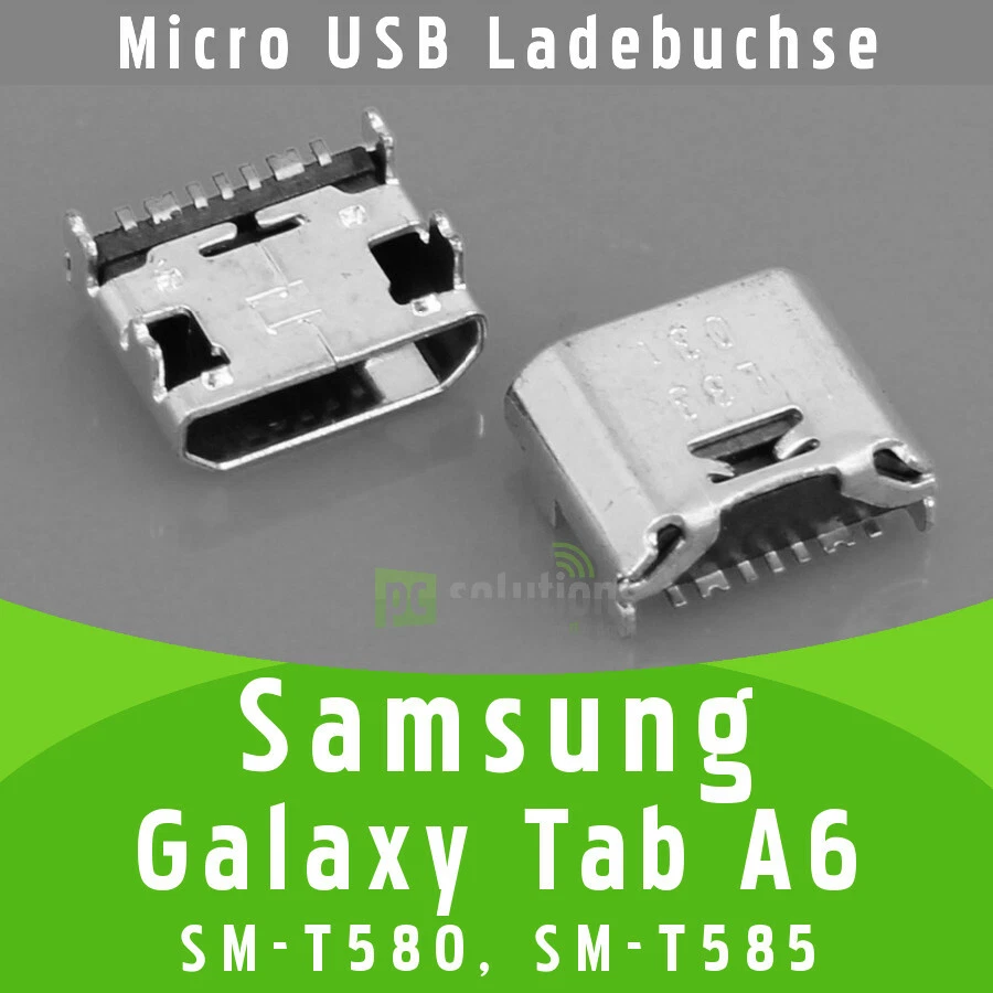 Samsung Galaxy Tab A6 SM-T580 SM-T585 Micro USB Female Charging Port Connector - Image 1 of 1