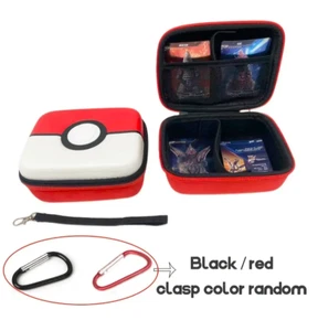 500 Card Storage Hard Case Box for Trading Cards Games Album Red Black - Picture 1 of 6