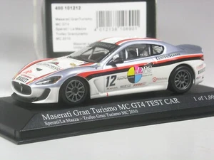 (EX-1) Minichamps 400101212 Maserati Gran Turismo MC GT4 #12 TEST CAR, 1:43 OVP - Bild 1 von 1