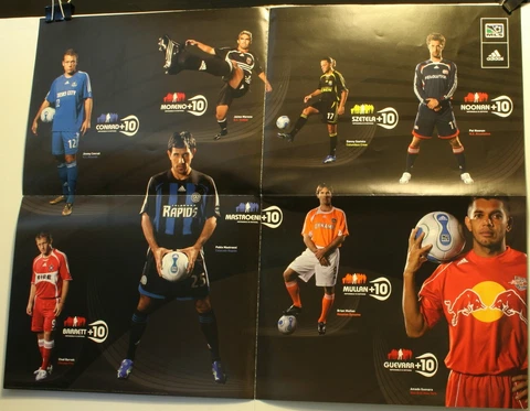 2006 MLS Adidas Soccer 17 X 22" Poster Pope Guevara Mastroeni Barrett Moreno Cover